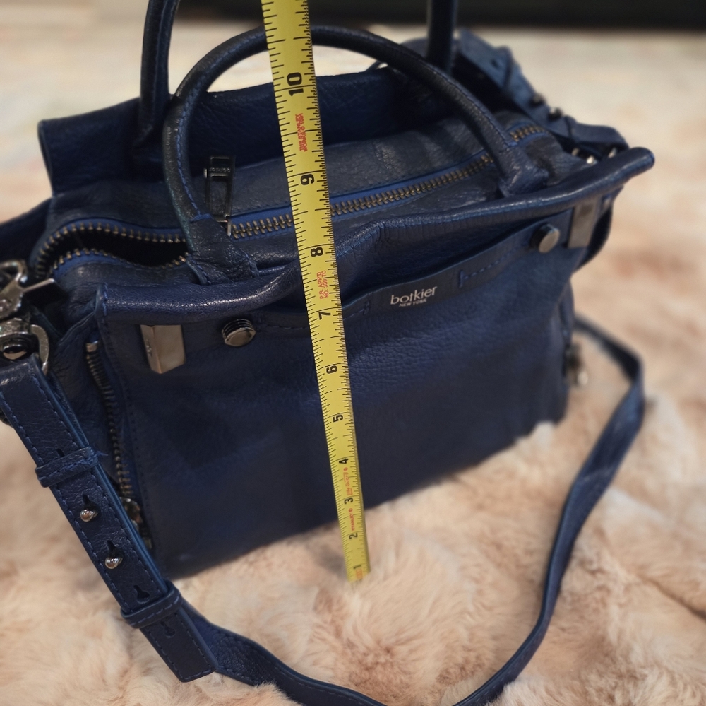 Botkier Deep Blue Leather Handbag - Picture 11 of 16